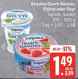 Marktkauf Exquisa Quark Genuss, Fitline oder Skyr Angebot