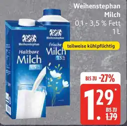 Marktkauf Weihenstephan Milch Angebot