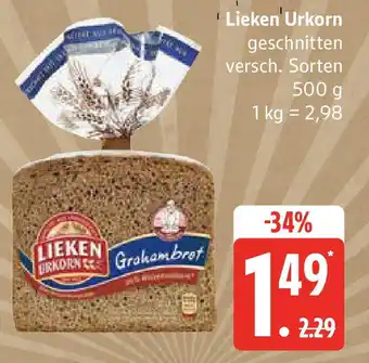 Marktkauf Lieken Urkorn Grahambrot Angebot