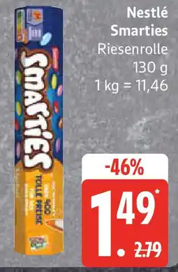 Marktkauf Nestlé Smarties Riesenrolle Angebot