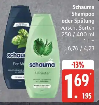 Marktkauf Schauma Shampoo oder Spülung Angebot