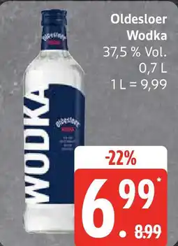 Marktkauf Oldesloer Wodka 37,5 % Vol. Angebot