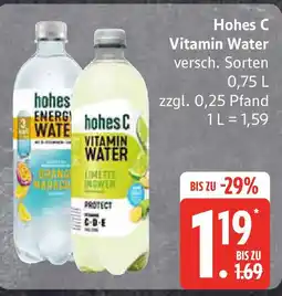Marktkauf hohes C Vitamin Water Angebot