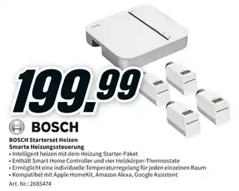 MediaMarkt Bosch Starterset Heizen Smarte Heizungssteuerung Angebot