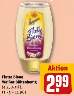 REWE Flotte Biene Weißer Blütenhonig Angebot