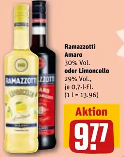 REWE Ramazzotti Amaro oder Limoncello Angebot