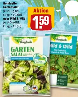 REWE Bonduelle Gartensalat oder Mild & Wild Angebot