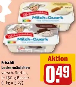 REWE Frischli Leckermäulchen Angebot