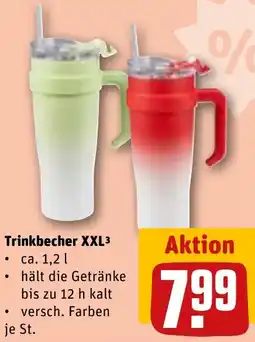 REWE Trinkbecher XXL Angebot