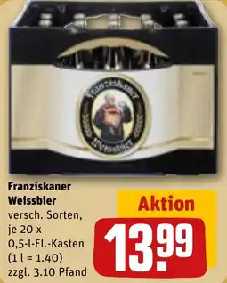 REWE Franziskaner Weissbier Angebot