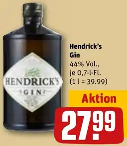 REWE Hendrick's Gin Angebot