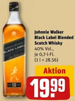 REWE Johnnie Walker Black Label Blended Scotch Whisky Angebot