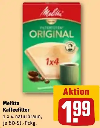 REWE Melitta Kaffeefilter Angebot