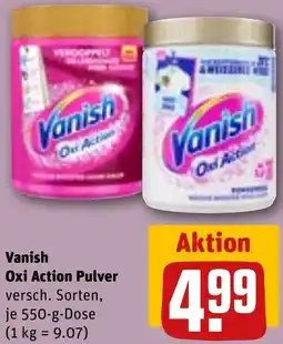 REWE Vanish Oxi Action Pulver Angebot