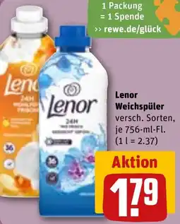 REWE Lenor Weichspüler Angebot