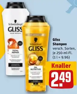 REWE Gliss Shampoo Angebot
