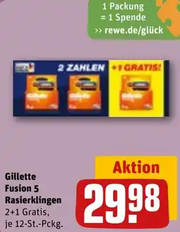 REWE Gillette Fusion 5 Rasierklingen Angebot