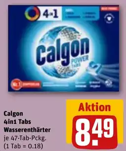 REWE Calgon 4in1 Tabs Wasserenthärter Angebot