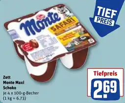 REWE Zott Monte Maxi Schoko Angebot