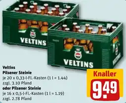 REWE Veltins Pilsener Steinie Angebot