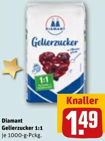 REWE Diamant Gelierzucker 1:1 Angebot
