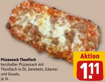 REWE Pizzasnack Thunfisch Angebot