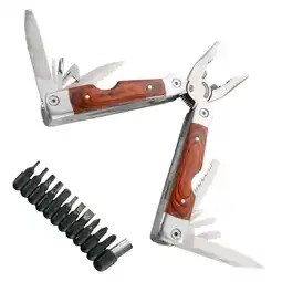Netto Marken-Discount HERBERTZ Multitool Multifunktionswerkzeug Taschenmesser Werkzeug 11 Bits Etui Angebot