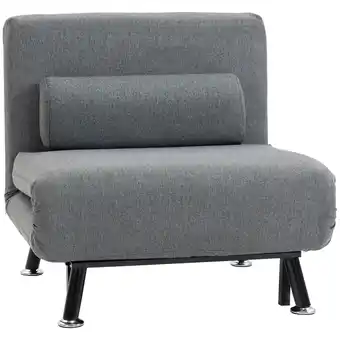 Netto Marken-Discount HOMCOM Schlafsessel Leinenimitat(100% Polyester), Stahl Angebot