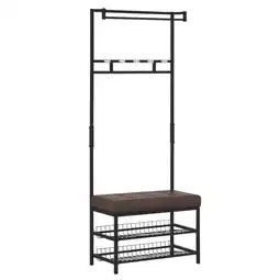 Netto Marken-Discount HOMCOM Kleiderständer Metall, Kunstleder Angebot