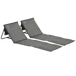 Netto Marken-Discount Outsunny Sonnenliege Stahl, Oxford Angebot