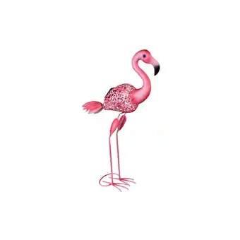 Netto Marken-Discount LED Solarleuchte, Flamingo, pink, Höhe 74 cm Angebot