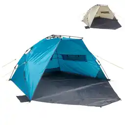 Netto Marken-Discount UQUIP Automatik Strandmuschel Speedy XL Strandzelt Reise Wind Sonnen Schutz UV50 Farbe: Boulder Angebot