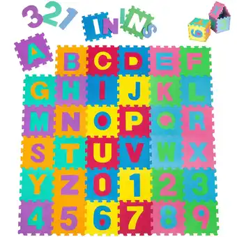 Netto Marken-Discount tectake Puzzlematte, 86-teilig, aus EVA-Schaumstoff, jedes Teil 31,5 x 31,5 x 1 cm Angebot