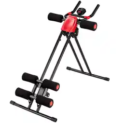 Netto Marken-Discount tectake Bauchtrainer, 5-fach verstellbar, klappbar, mit Trainingscomputer Angebot