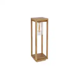 Netto Marken-Discount Sockelleuchte, Aluminium Holzoptik, H 50 cm Angebot