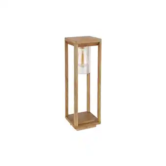 Netto Marken-Discount Sockelleuchte, Aluminium Holzoptik, H 50 cm Angebot