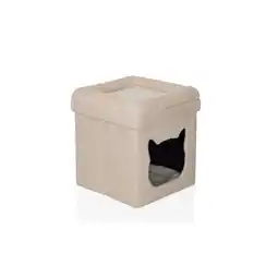 Netto Marken-Discount hjh LIVING Katzenhaus PAWY ES Bezug: 100 % Polyester Angebot