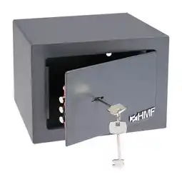 Netto Marken-Discount HMF 49216-11 Tresor mit Schlüssel, Möbeltresor klein, 23 x 17 x 17 cm, Anthrazit Angebot