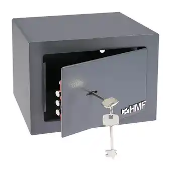 Netto Marken-Discount HMF 49216-11 Tresor mit Schlüssel, Möbeltresor klein, 23 x 17 x 17 cm, Anthrazit Angebot