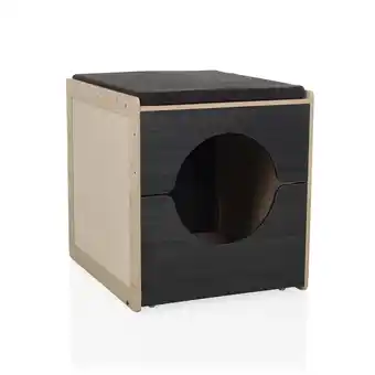 Netto Marken-Discount hjh LIVING Katzenhaus KITTY PAWBOX 2 MDF, laminiert Angebot