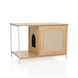 Netto Marken-Discount hjh LIVING Katzenhaus KITTYHOME 1 MDF, laminiert Angebot