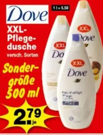 Krümet Sonderposten Dove XXL Pflegedusche 500ml Angebot