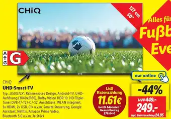 Lidl CHIQ UHD-Smart-TV Angebot
