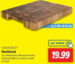 Lidl SILVERCREST Hackblock Angebot