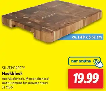 Lidl SILVERCREST Hackblock Angebot