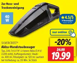 Lidl SILVERCREST Akku-Handstaubsauger Angebot