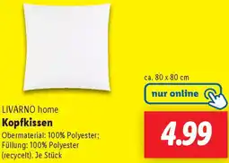 Lidl LIVARNO home Kopfkissen Angebot