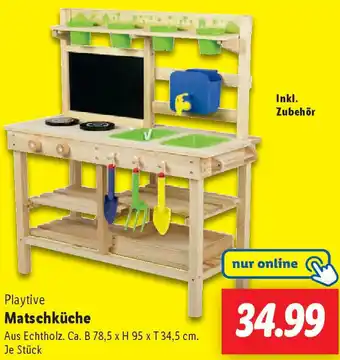 Lidl Playtive Matschküche Angebot
