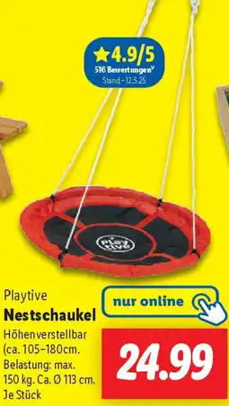 Lidl Playtive Nestschaukel Angebot