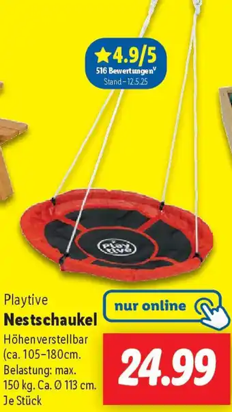 Lidl Playtive Nestschaukel Angebot